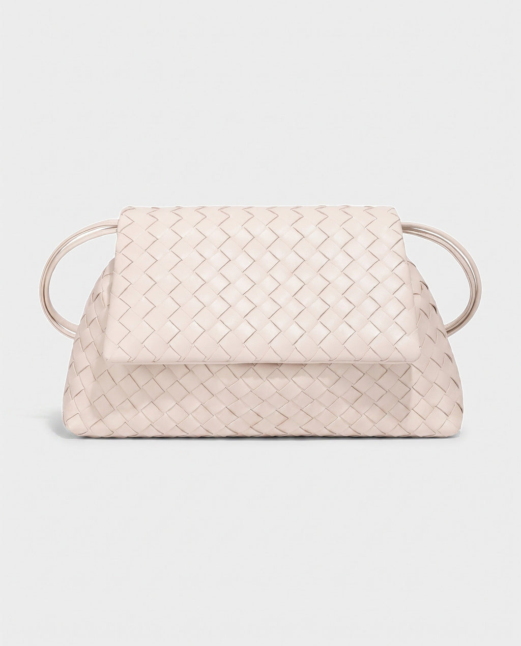 Yayoi Ring-Handle Bag in Cream