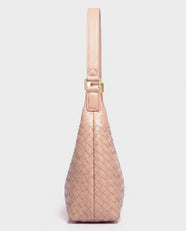 Seri Woven Shoulder Bag in Blush - view 2