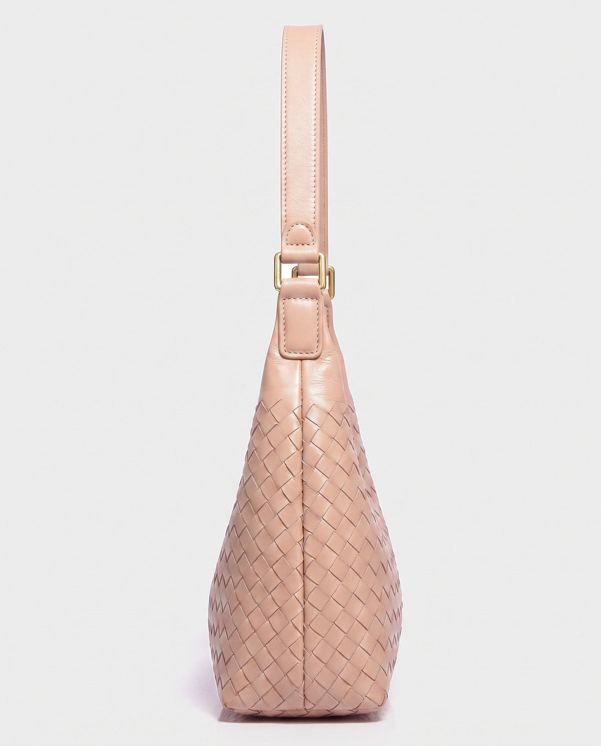 Seri Woven Shoulder Bag in Blush - view 2