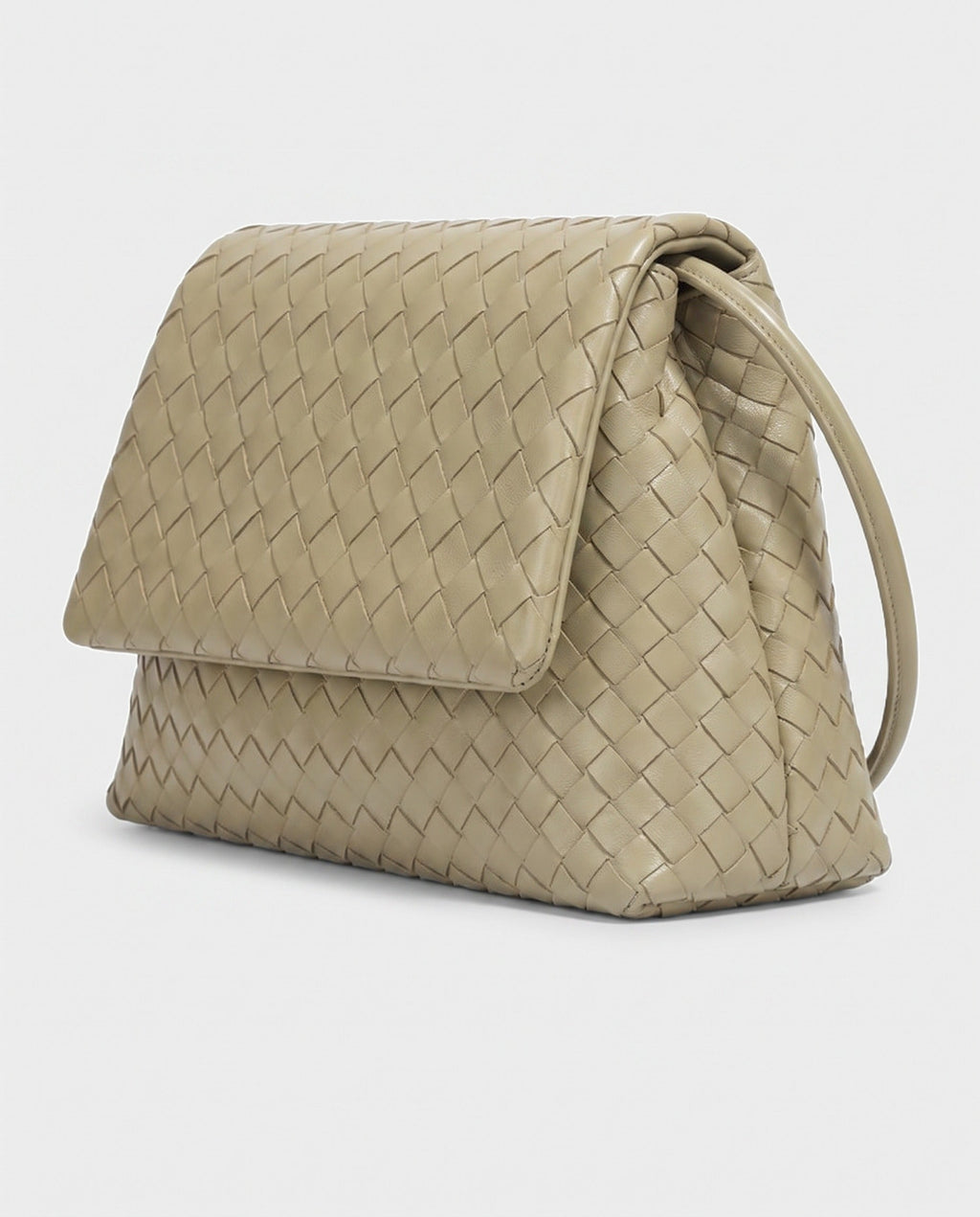 Yayoi Ring-Handle Bag in Sage