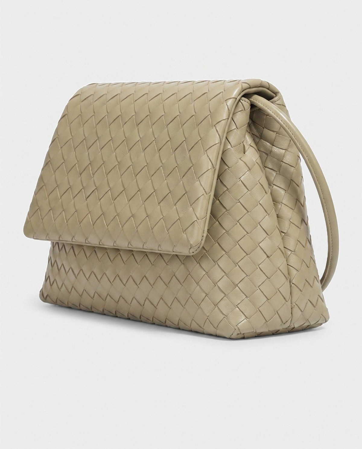 Yayoi Ring-Handle Bag in Sage