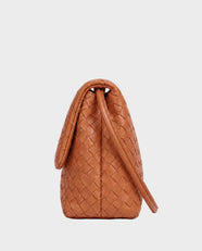 Yayoi Ring-Handle Bag in Cognac