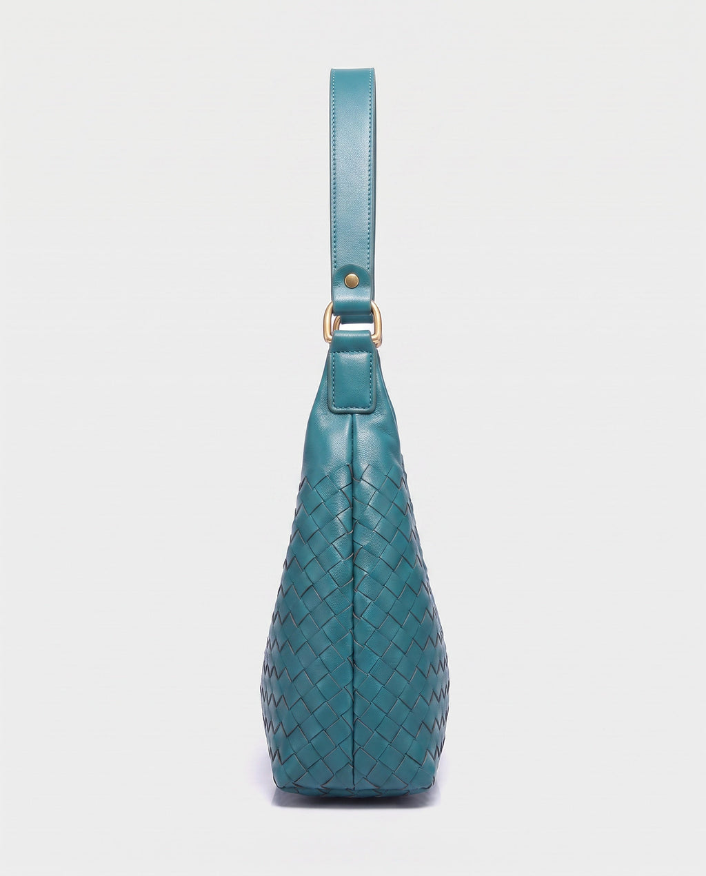 Seri Woven Shoulder Bag in Teal