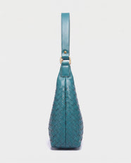 Seri Woven Shoulder Bag in Teal