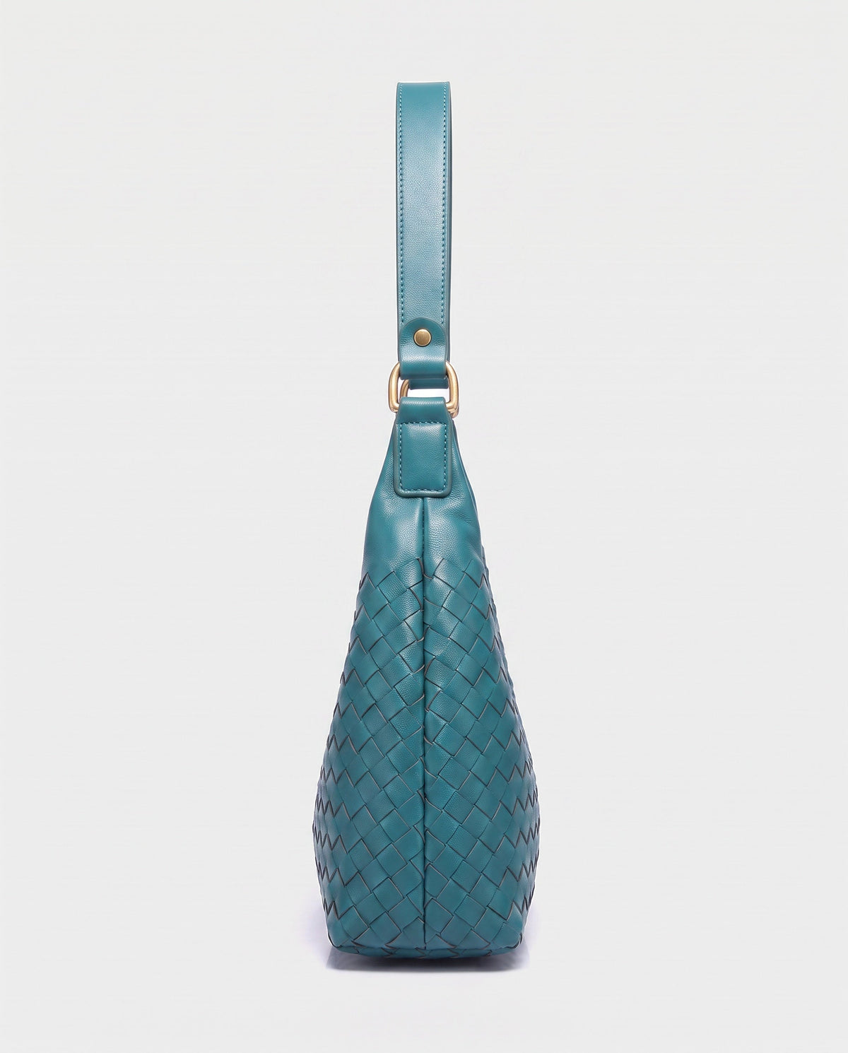 Seri Woven Shoulder Bag in Teal