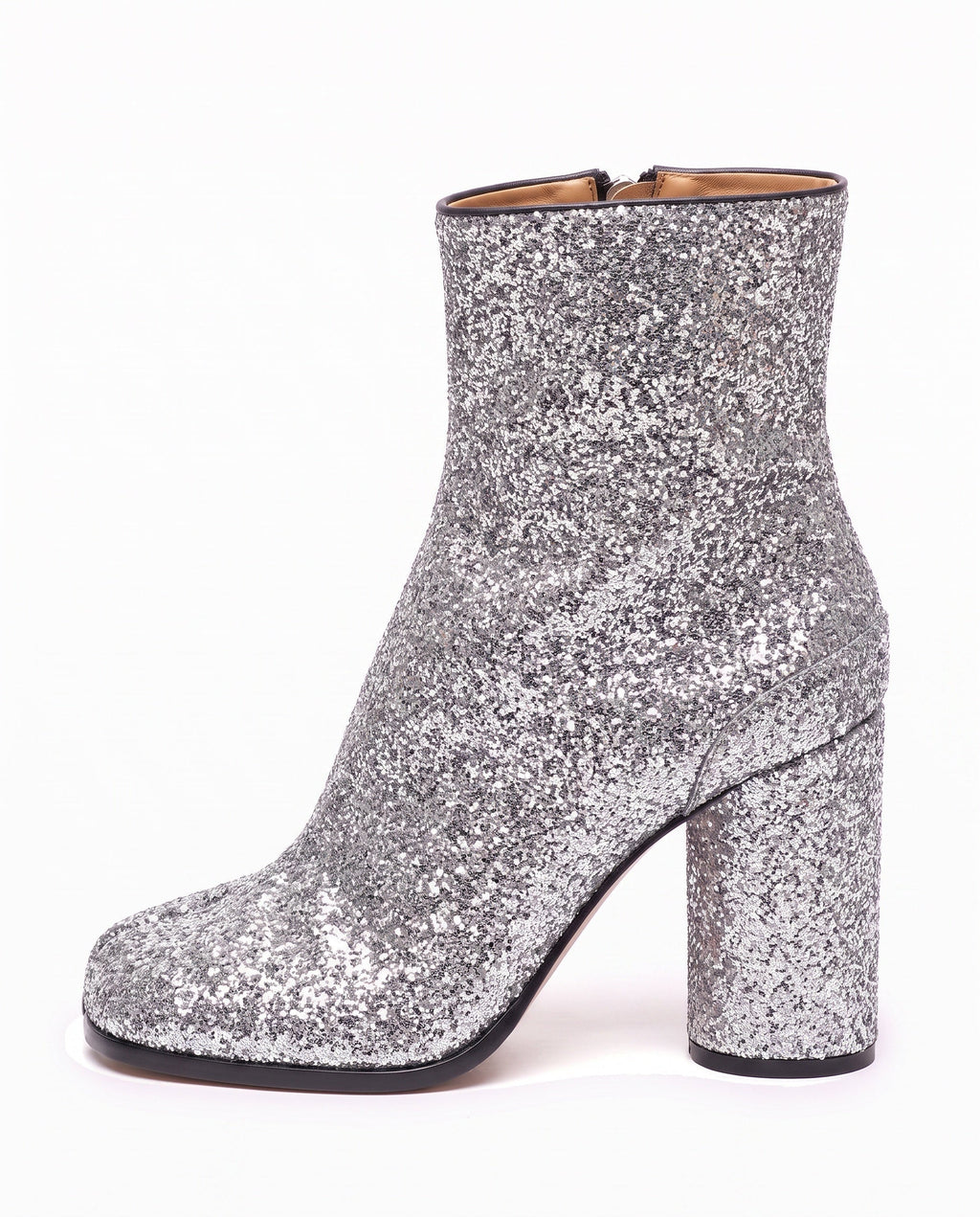 Ginza Tabi Ankle Boot in Glitter