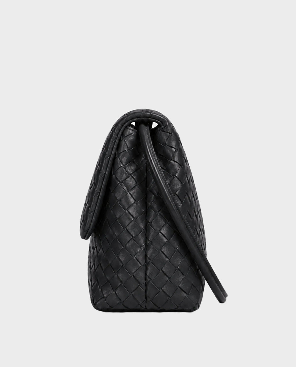 Yayoi Ring-Handle Bag in Black