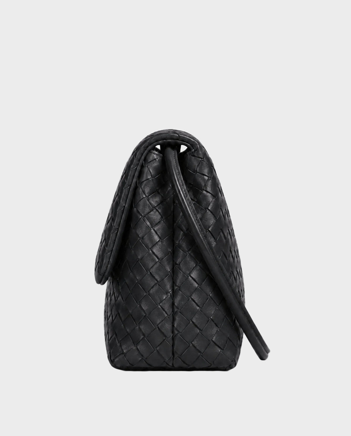 Yayoi Ring-Handle Bag in Black