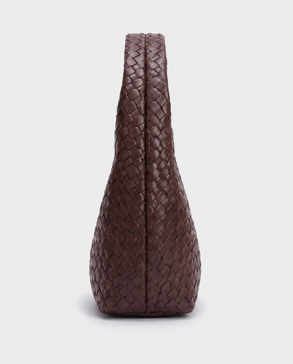 Miyu Woven Hobo in Dark Brown