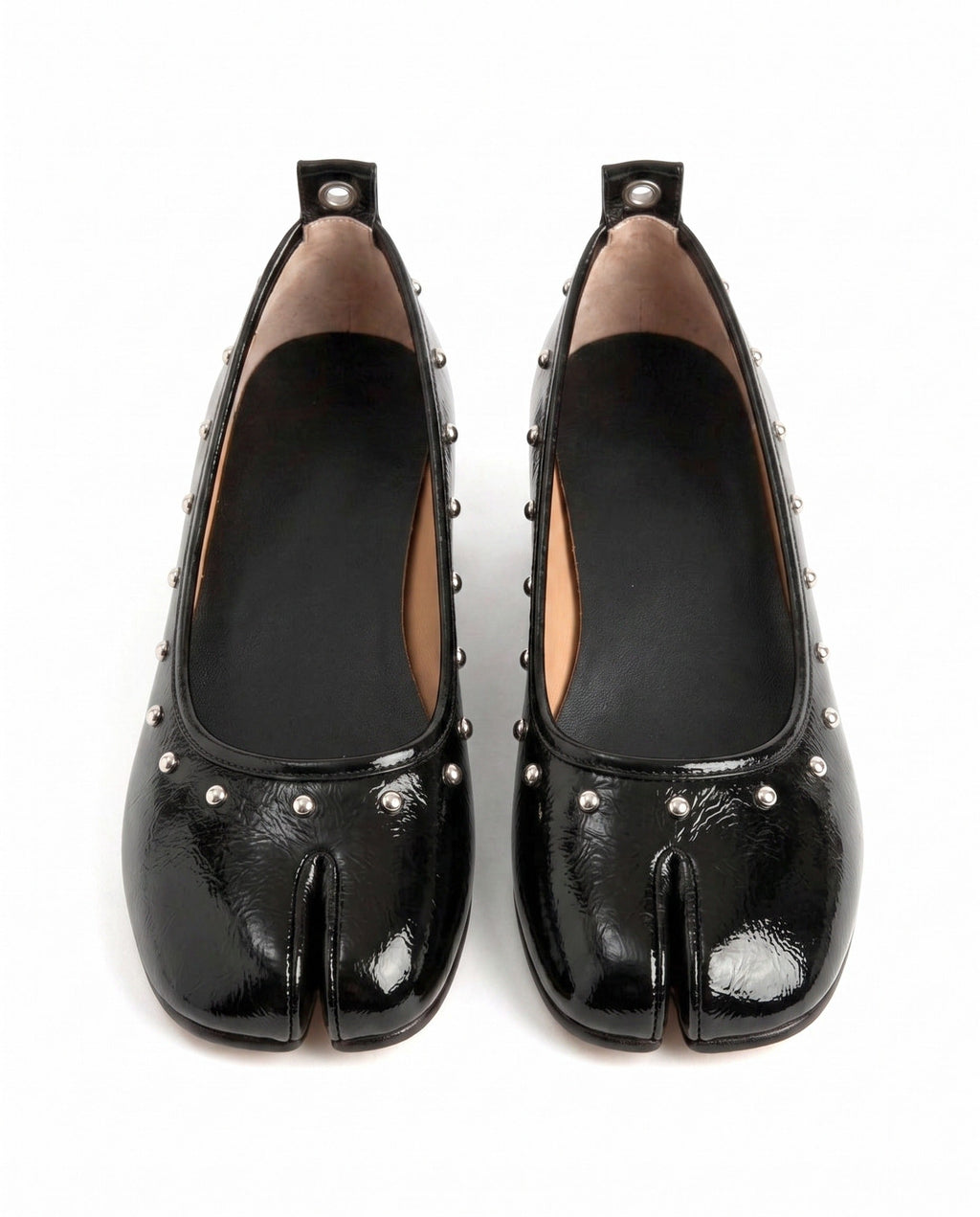 Tamaki Tabi Studded Ballerina in Black