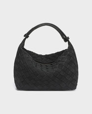 Kiyomi Woven Mini Hobo in Black - view 1