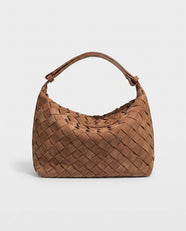 Kiyomi Woven Mini Hobo in Caramel