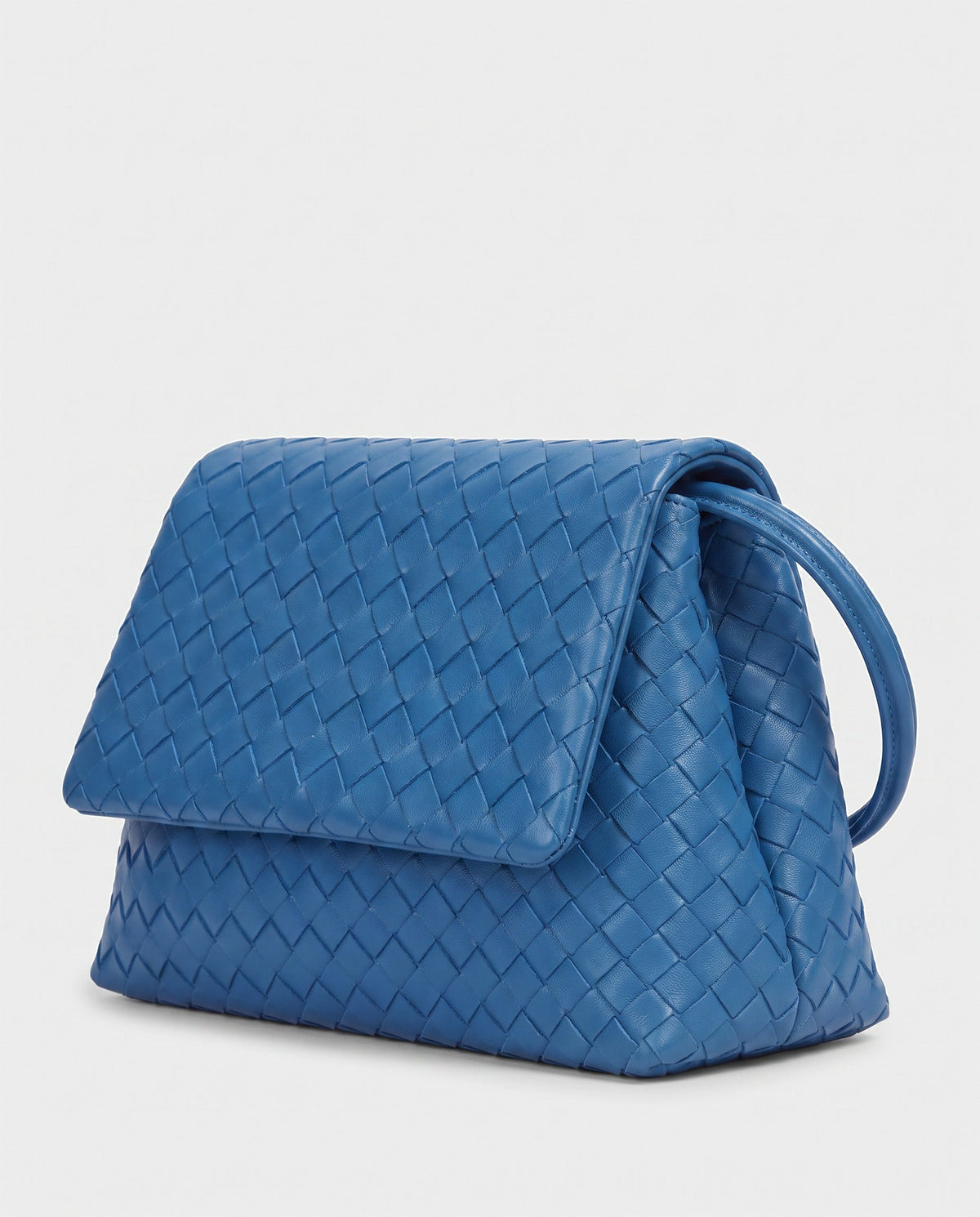 Yayoi Ring-Handle Bag in Blue