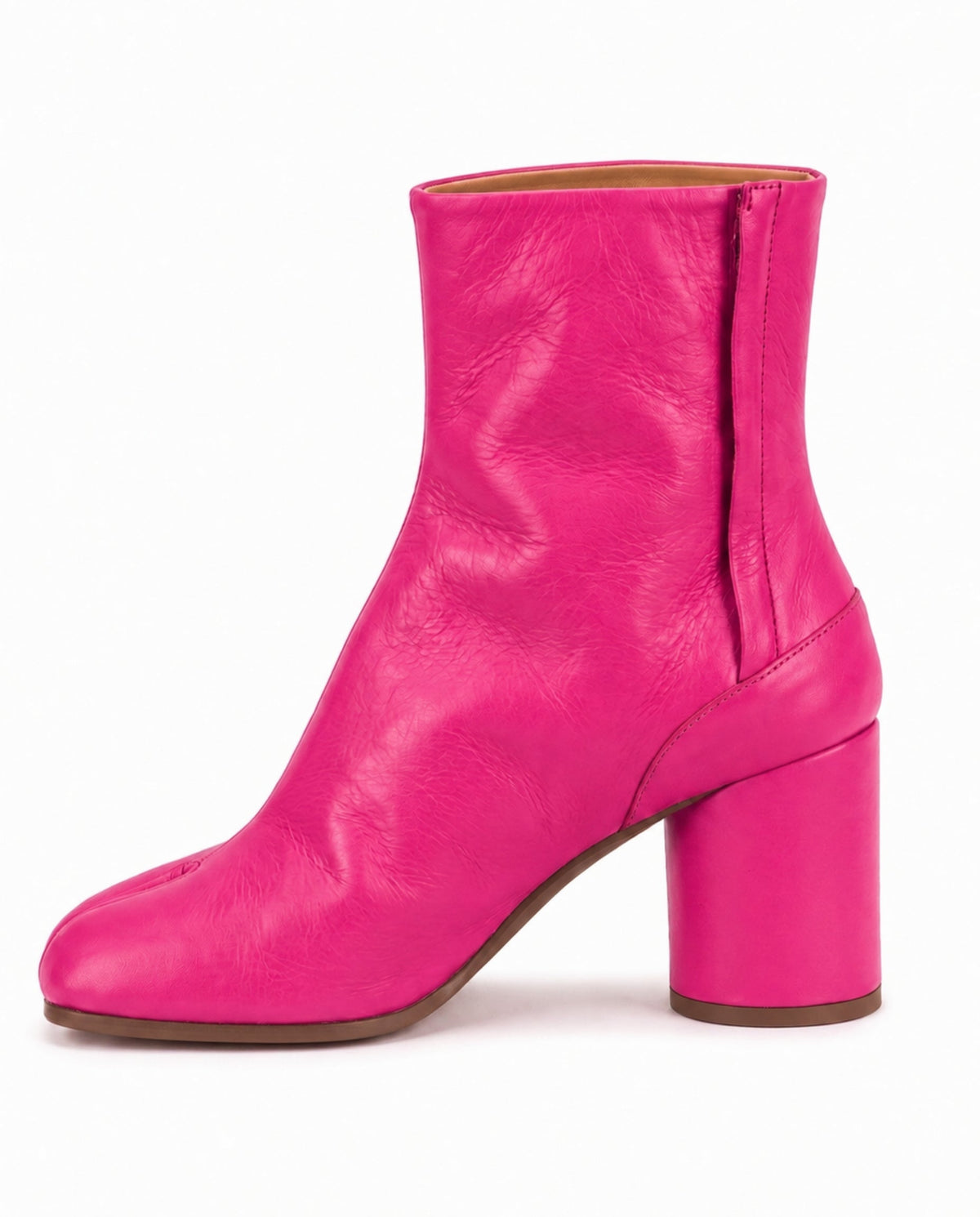 Ginza Tabi Ankle Boot in Rose Red