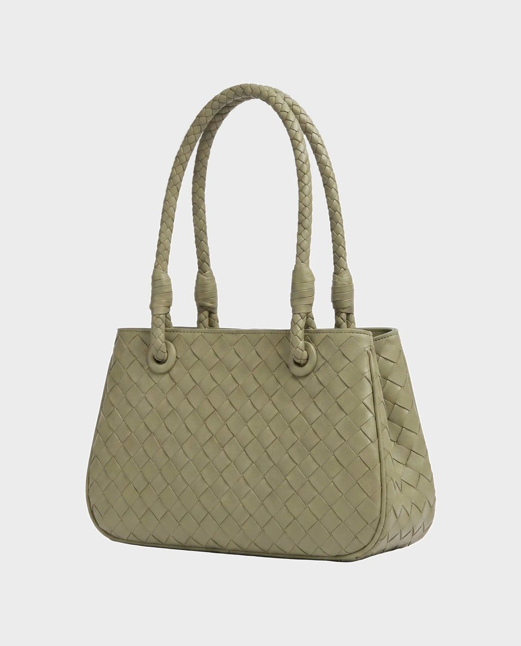 Tsubaki Woven Shoulder Tote in Sage