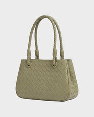 Tsubaki Woven Shoulder Tote in Sage
