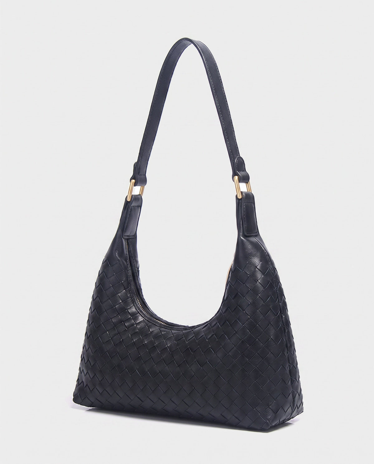 Seri Woven Shoulder Bag in Navy