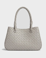Tsubaki Woven Shoulder Tote in Dove Grey - view 1