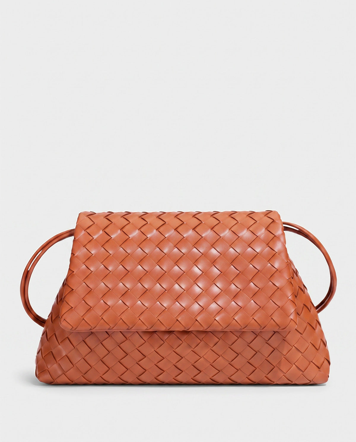 Yayoi Ring-Handle Bag in Cognac