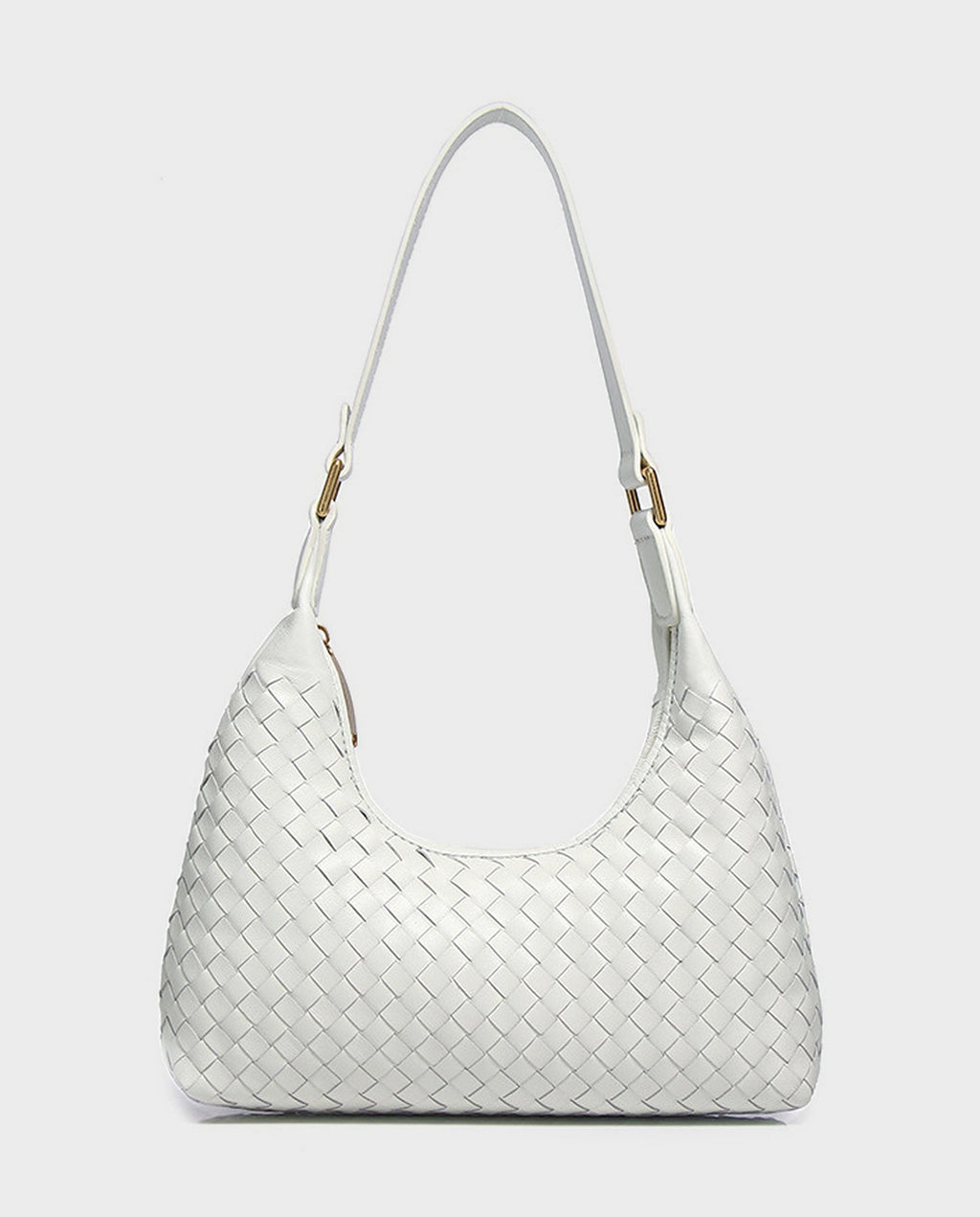 Seri Woven Shoulder Bag in White - view 1