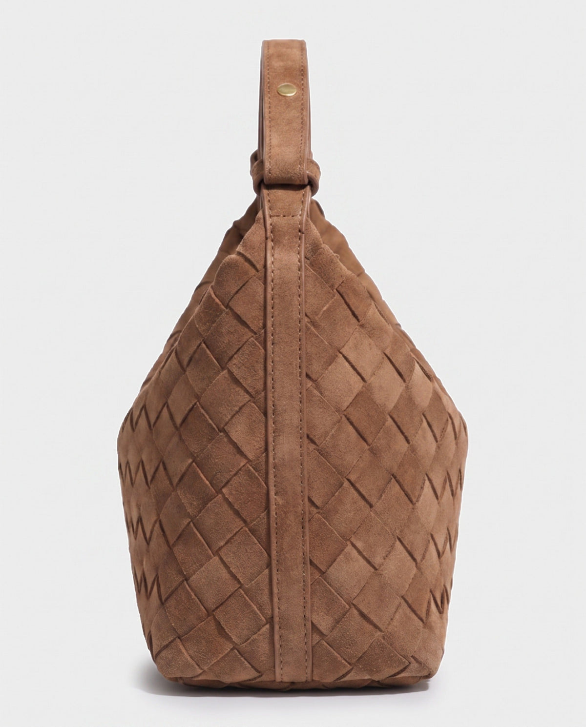 Kiyomi Woven Mini Hobo in Caramel