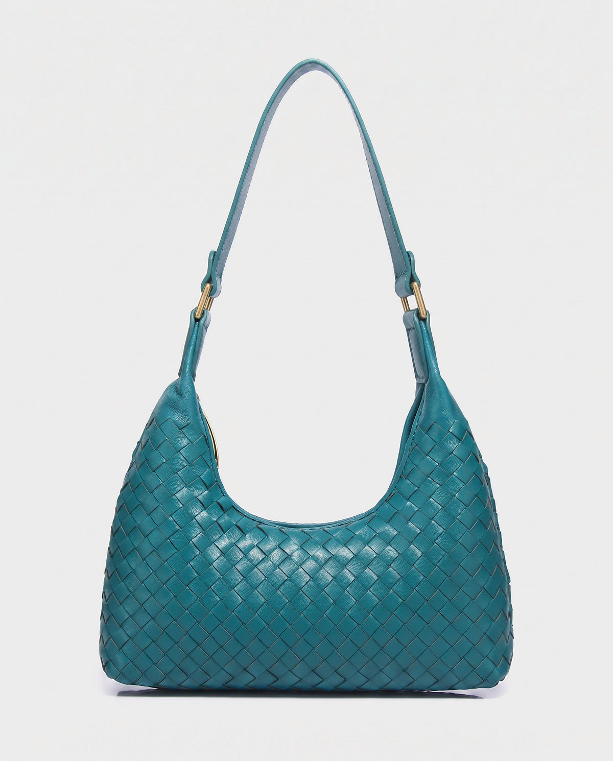 Seri Woven Shoulder Bag in Teal - view 1