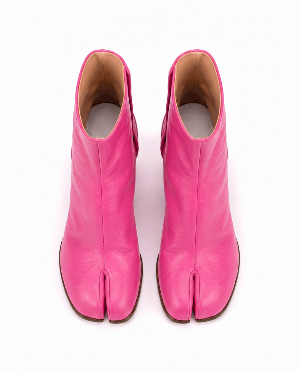 Ginza Tabi Ankle Boot in Rose Red