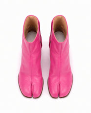 Ginza Tabi Ankle Boot in Rose Red