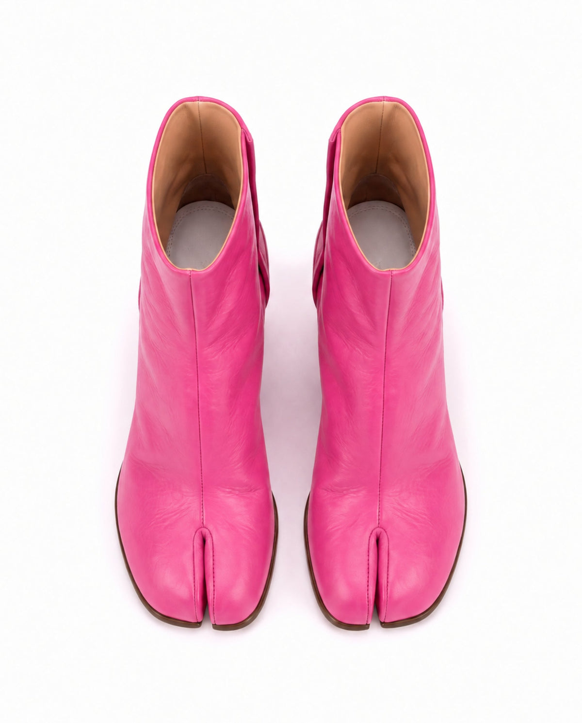 Ginza Tabi Ankle Boot in Rose Red