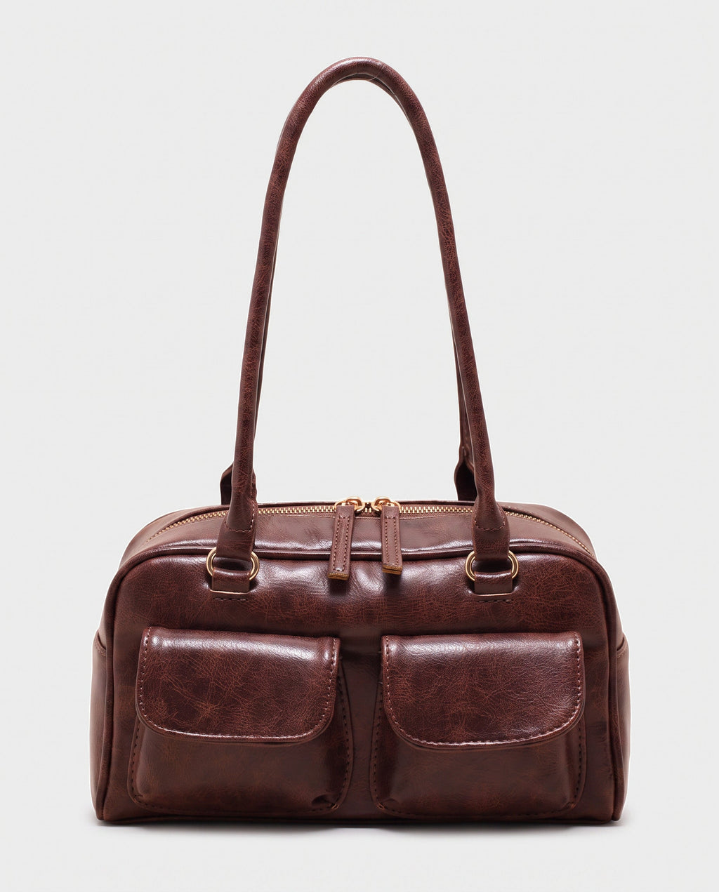 Nanami Bowler Bag in Oxblood