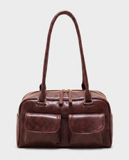 Nanami Bowler Bag in Oxblood