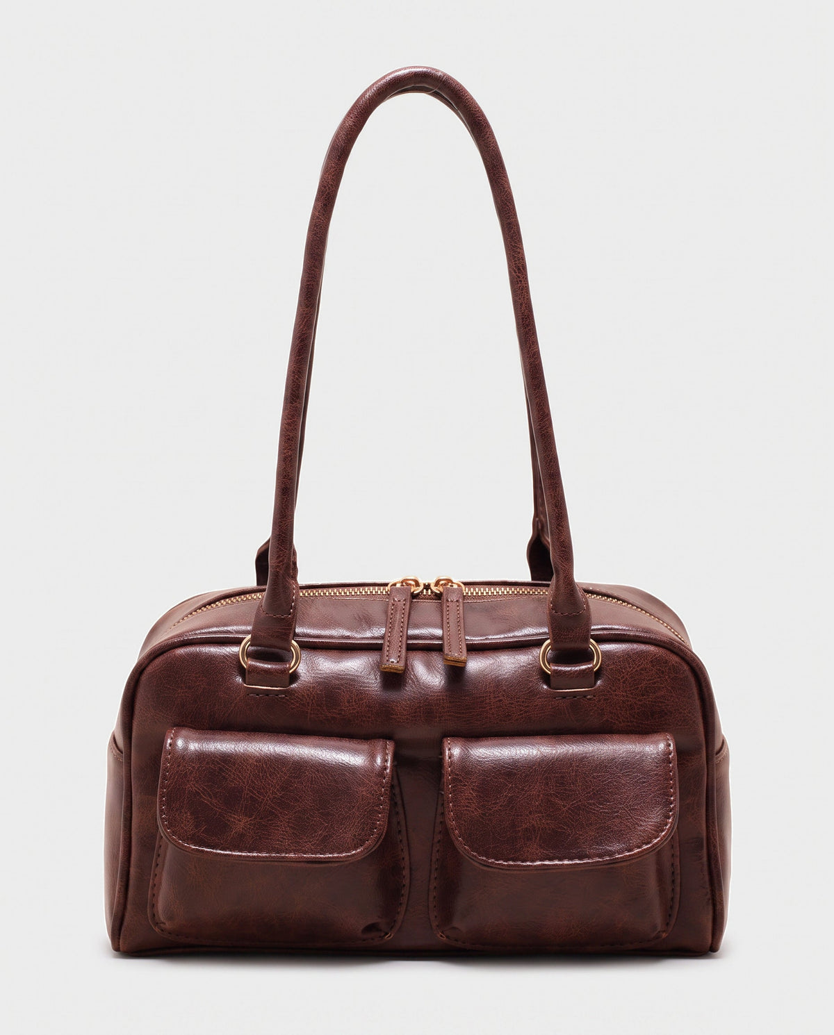 Nanami Bowler Bag in Oxblood