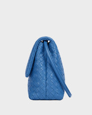 Yayoi Ring-Handle Bag in Blue