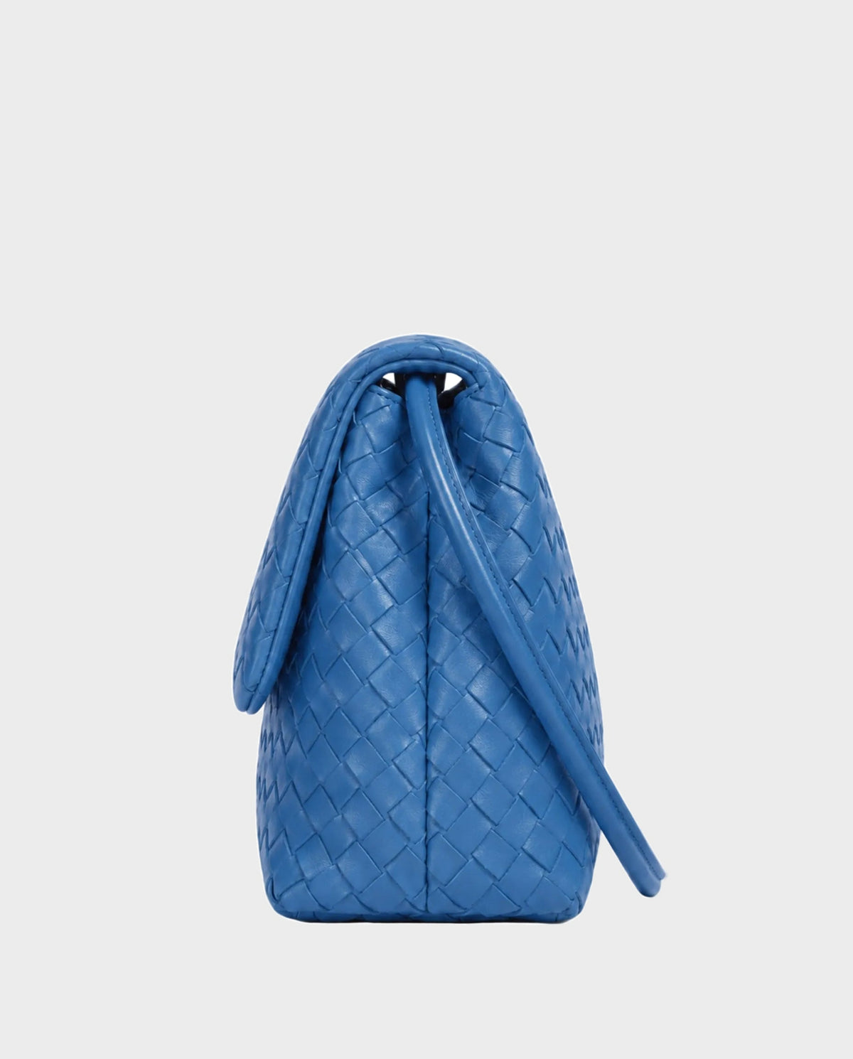 Yayoi Ring-Handle Bag in Blue