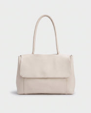 Riko Flap Shoulder Bag in Cream - view 1