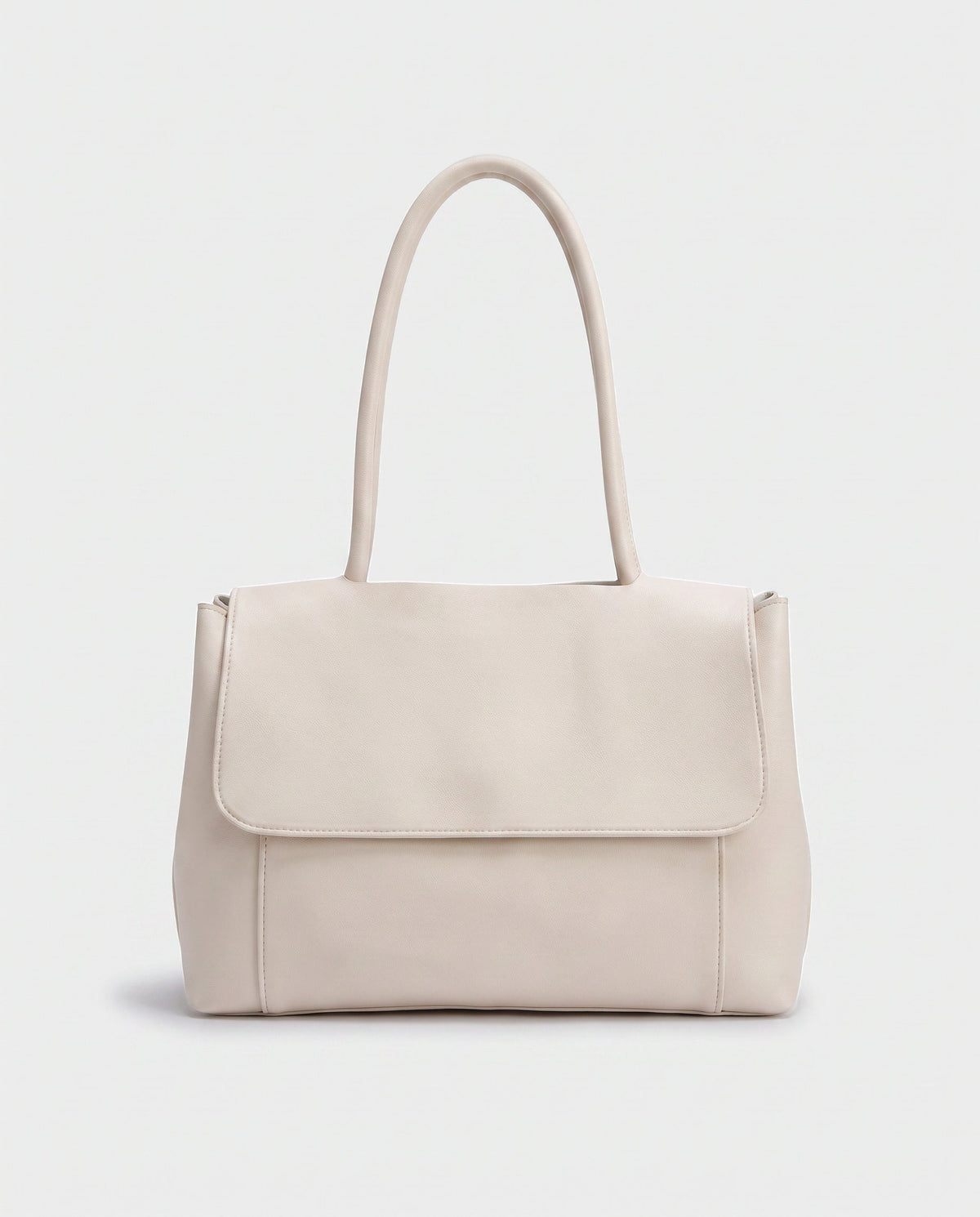 Riko Flap Shoulder Bag in Cream - view 1
