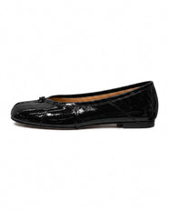 Saya Tabi Ballet Flat in Black