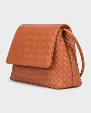 Yayoi Ring-Handle Bag in Cognac