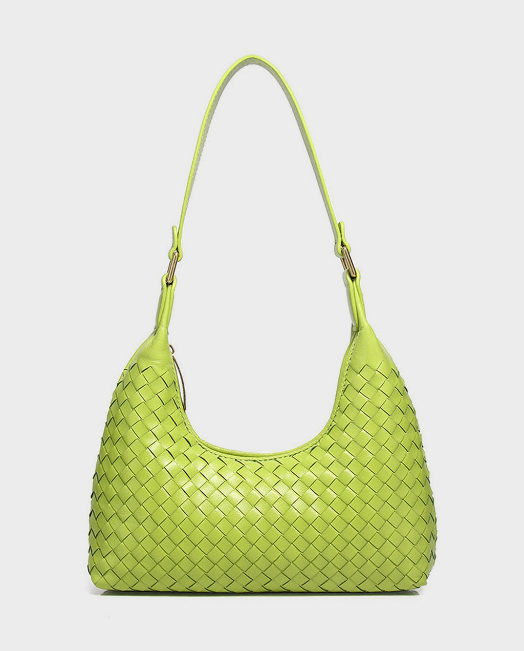 Seri Woven Shoulder Bag in Lime - view 1