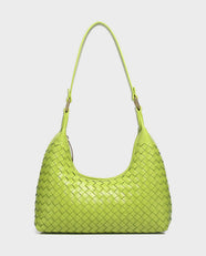 Seri Woven Shoulder Bag in Lime - view 1