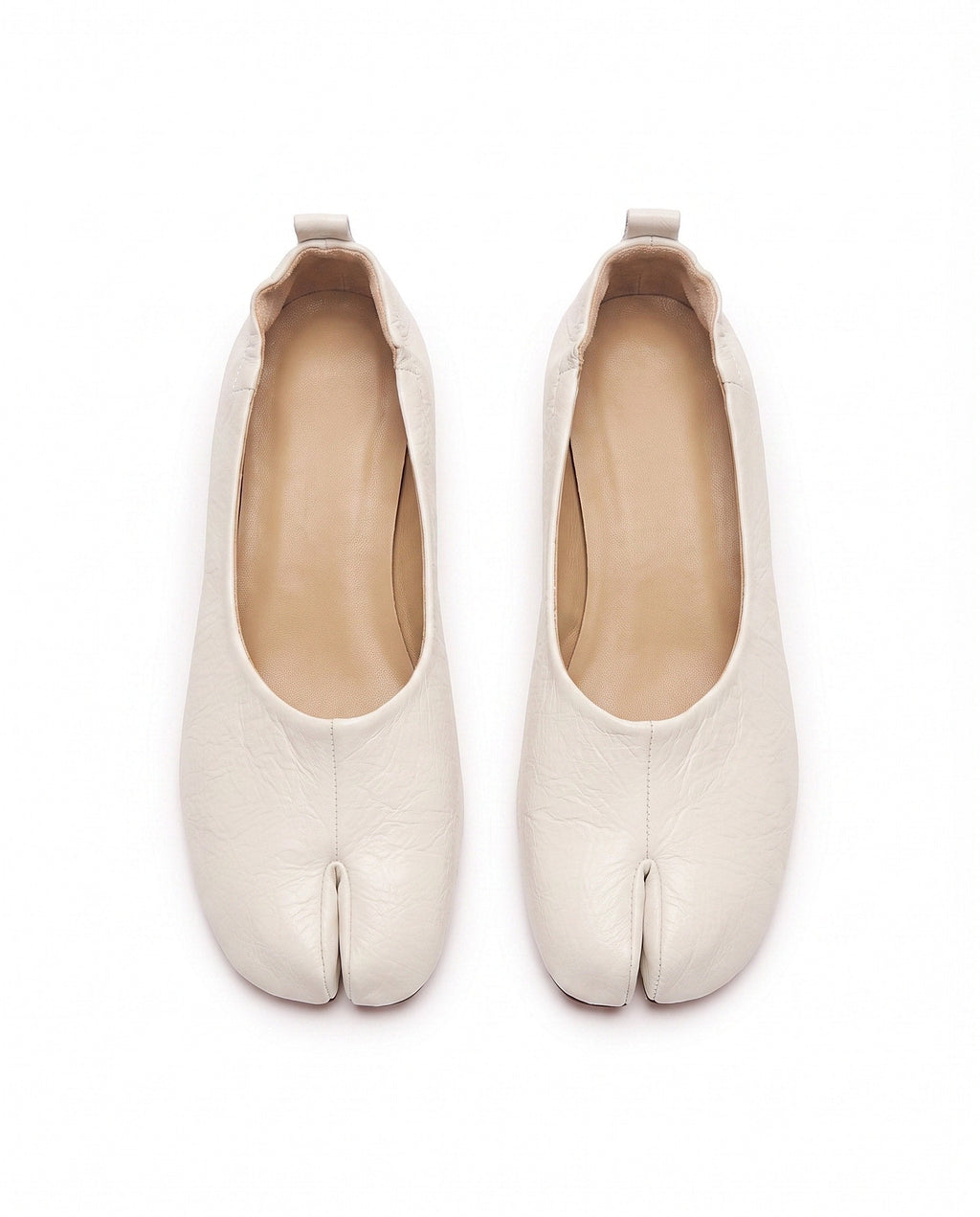 Sora Tabi Low-Heel Flat in White