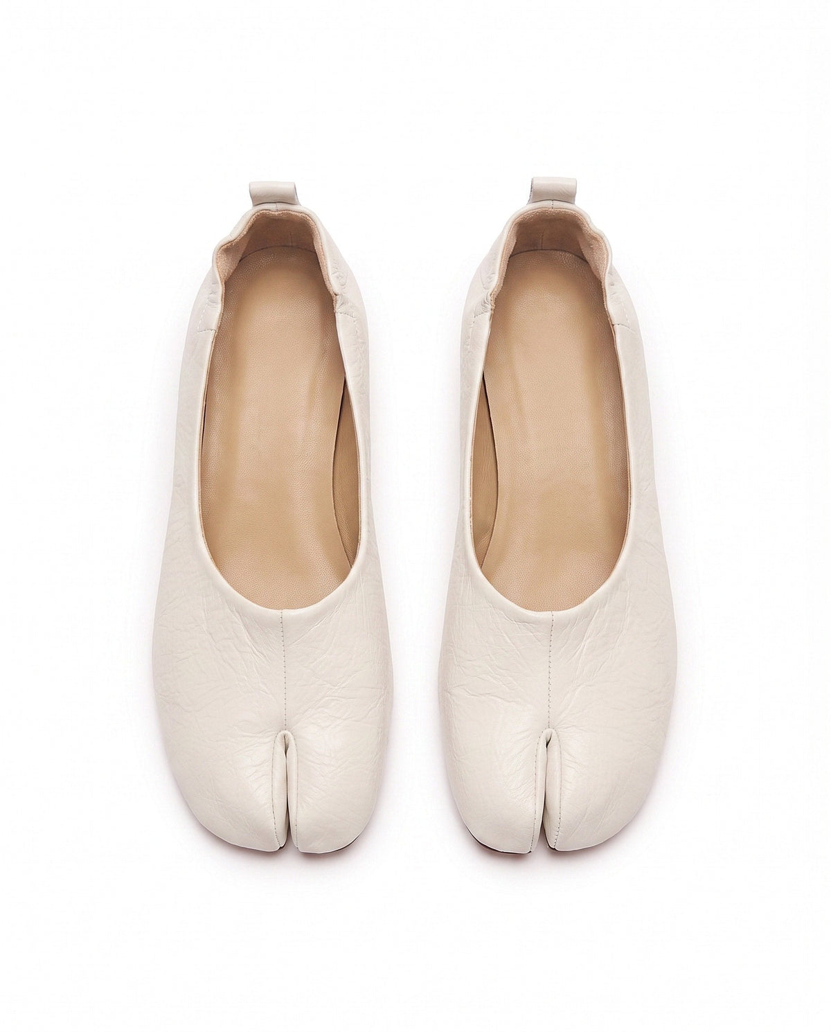 Sora Tabi Low-Heel Flat in White