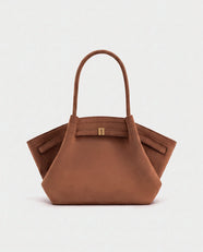 Aoi Winged Tote in Cognac