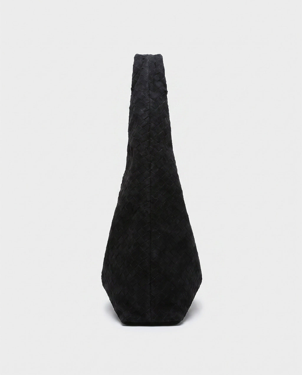 Shiori Woven Slouch Bag in Black