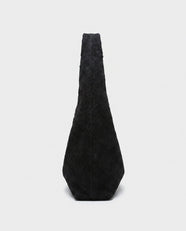 Shiori Woven Slouch Bag in Black