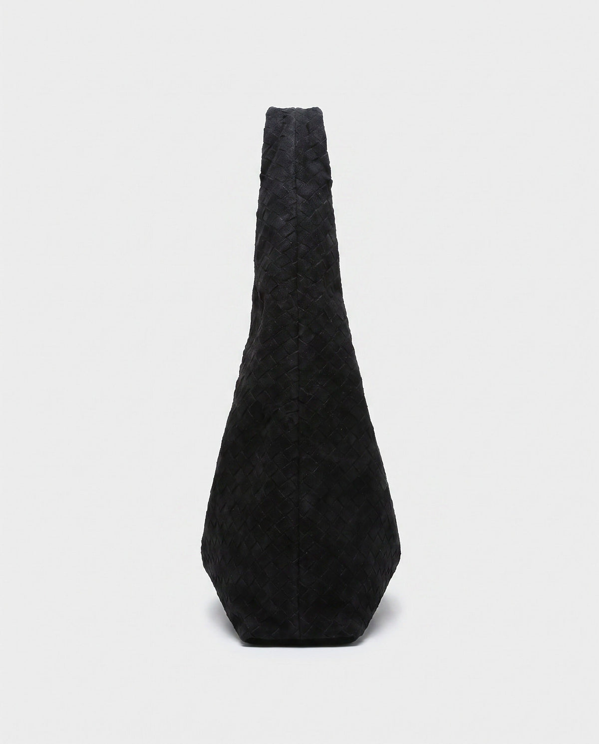 Shiori Woven Slouch Bag in Black