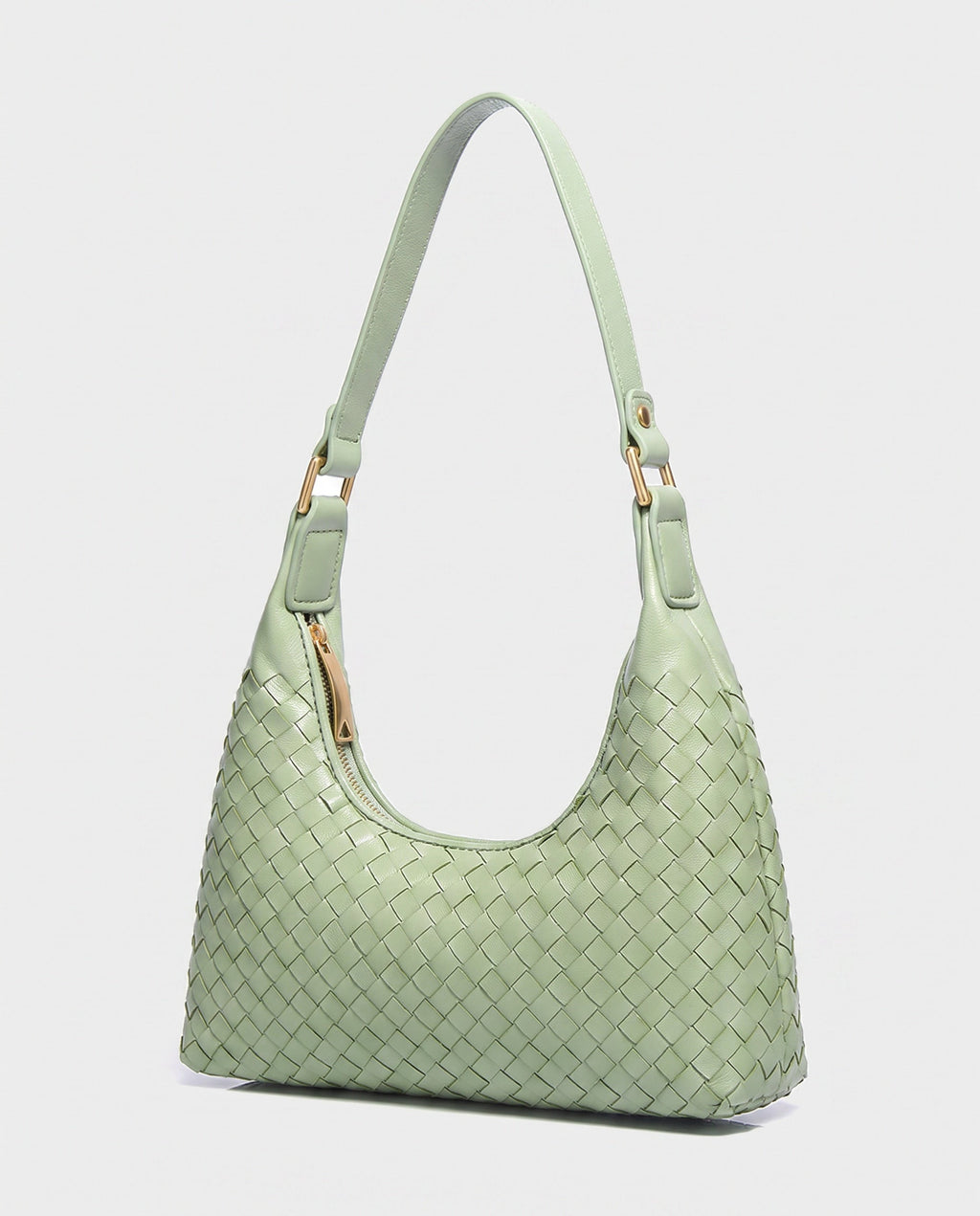 Seri Woven Shoulder Bag in Sage