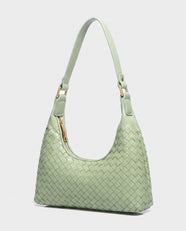 Seri Woven Shoulder Bag in Sage