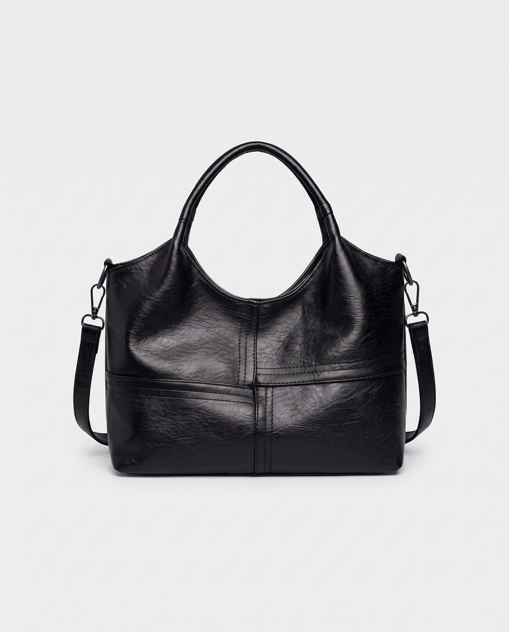 mia miyagami Izumi Slouchy Hobo in Black