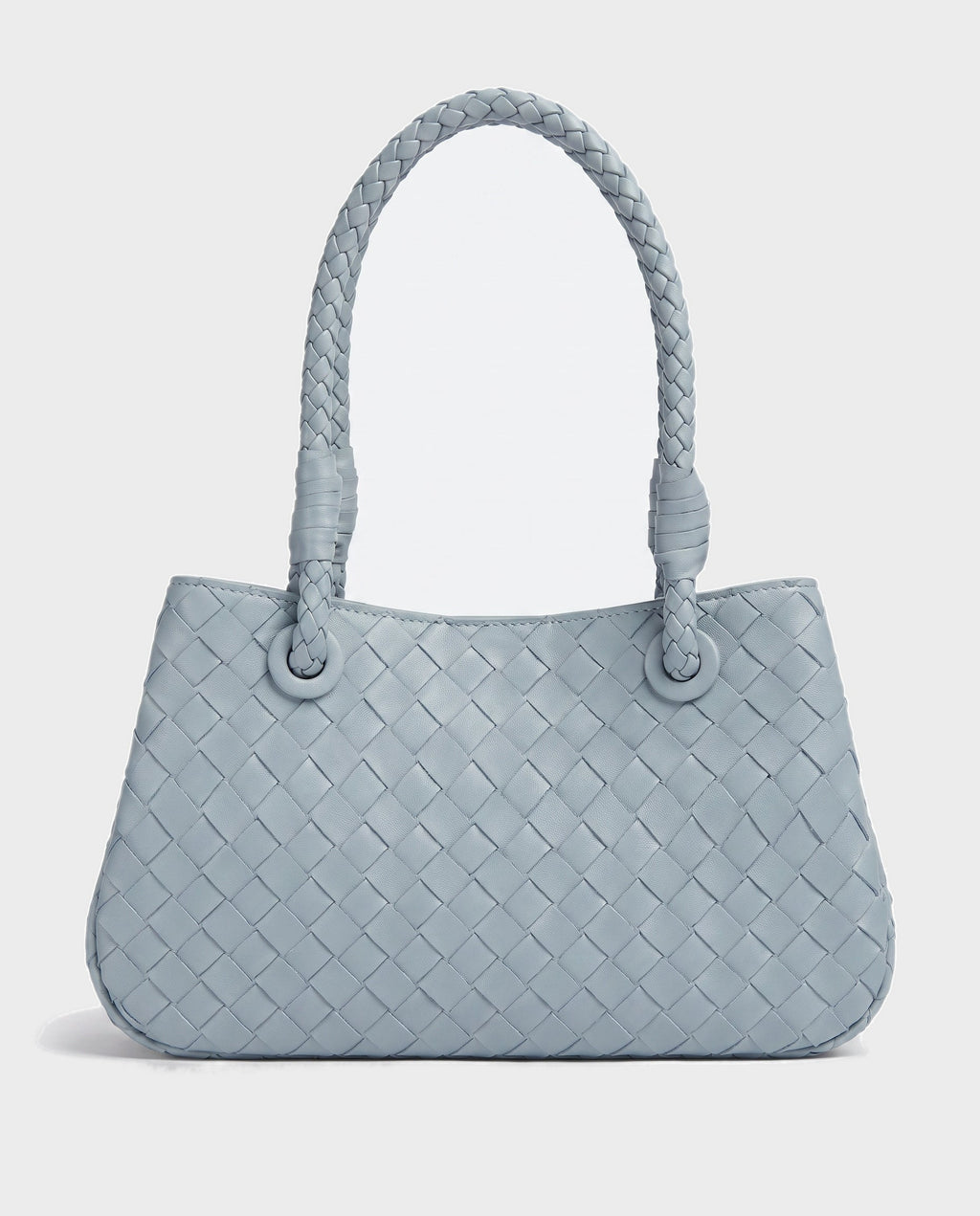 Tsubaki Woven Shoulder Tote in Powder Blue - view 1